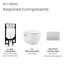 Cuvette de toilette allongée Ivy-49077529