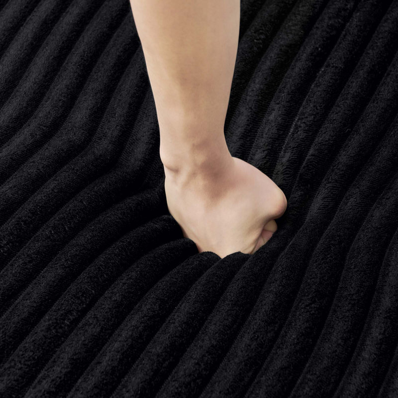 Canapé modulaire Boneless, Noir