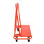 Chariot de tôle et de panneau pour cloison sèche robuste, capacité de charge de 3000 lb, chariot de service pour panneau