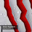 Rideau de douche rouge à 12 crochets Wound Mark Scratch Animal-558597583