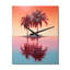 Horloge murale moderne Chanelly - Palm Trees-514855968