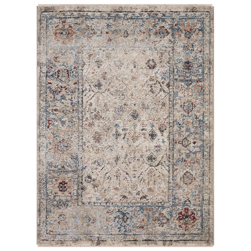 Tapis ivoire Tortelli, Rectangle 3 pi 3 po x 4 pi 7 po