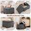 Repose-pieds de rangement carré capitonné de 23,2 po de largeur-1248905038-1254757869
