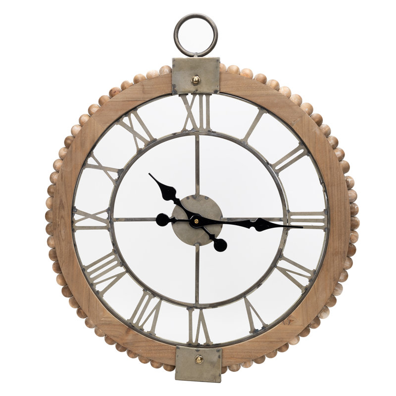 Lenhartsville Manufactured Wood Wall Clock