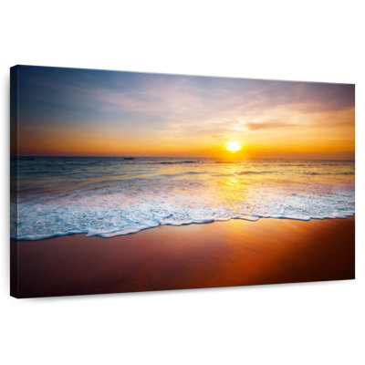 Gillard Sunset Foamy Waves