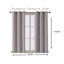 Jeffro Pair of Eyelet Blackout Curtain Panels-474390655-474390628