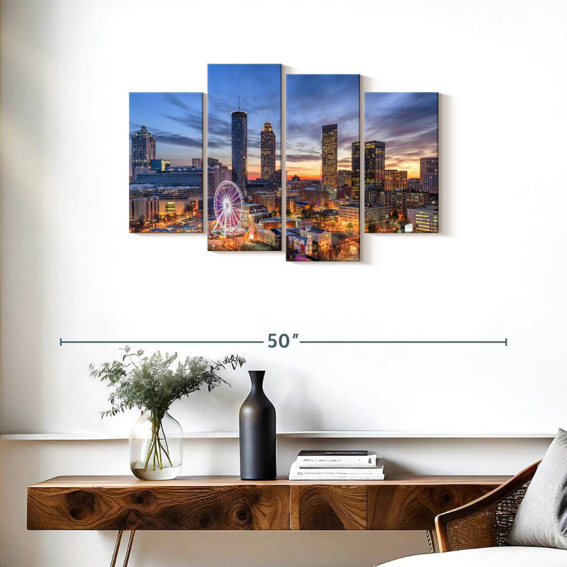 Sireci Atlanta, 22" H x 36" W