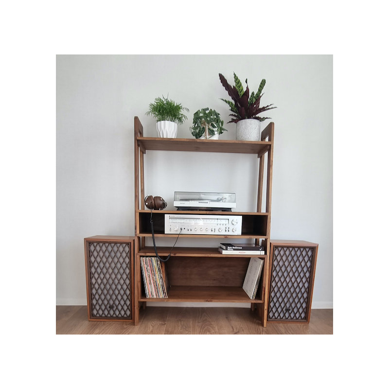 Klement 150cm H Solid Wood Standard Bookcase