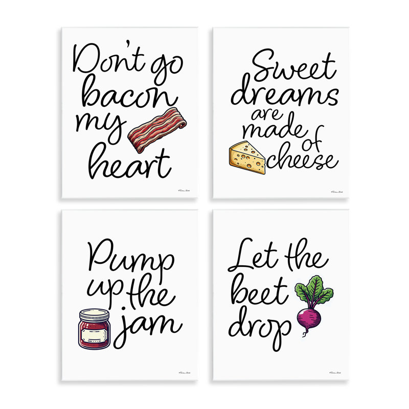 Plaque murale Fun Music Lyric Puns, design par Susan Ball