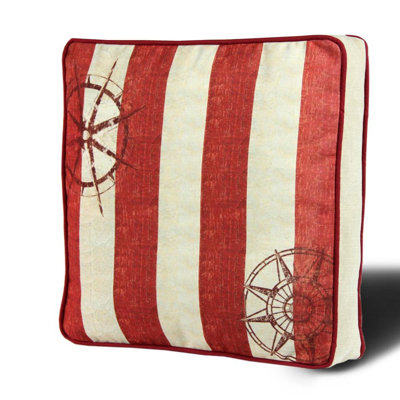 Coussin carré de qualité supérieure, 16,5 x 16,5 pouces, 50% coton / 50% polyester | Lavable et repassable avec fermeture à glissière dissimulée | Rembourrage en silicone pour un confort ultime | Housse amovible, parfaite pour la décoration intéri
