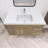 Doddridge 41.9'' Single Bathroom Vanity with Acrylic Top-495429337