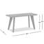 Banc en bois de chêne rouge massif 35,5 po Hawley-213528017-213528019