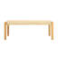 Banc d'extérieur en bois avec faux siège brun, H 15,86 po x l 43,18 po x P 16,21 po