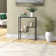 Lovett 22'' Glass Top Console Table