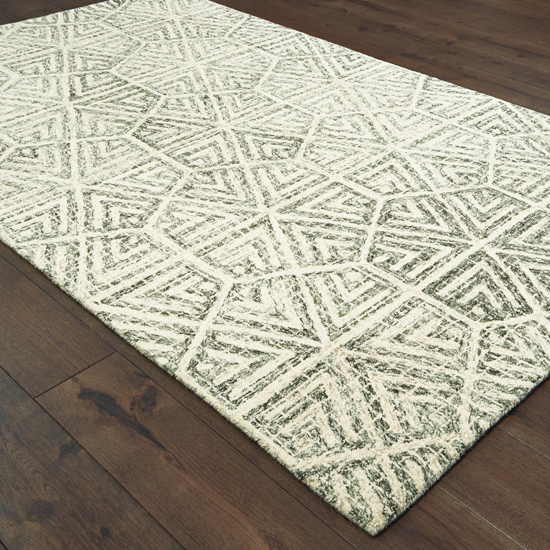 Mashpee Wool Geometric Indoor Rug, Rectangle 8' x 10'
