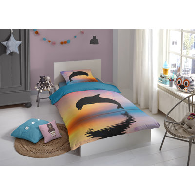 No Pattern Duvet Cover Set with Pillowcases