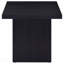Table de bout carrée noire