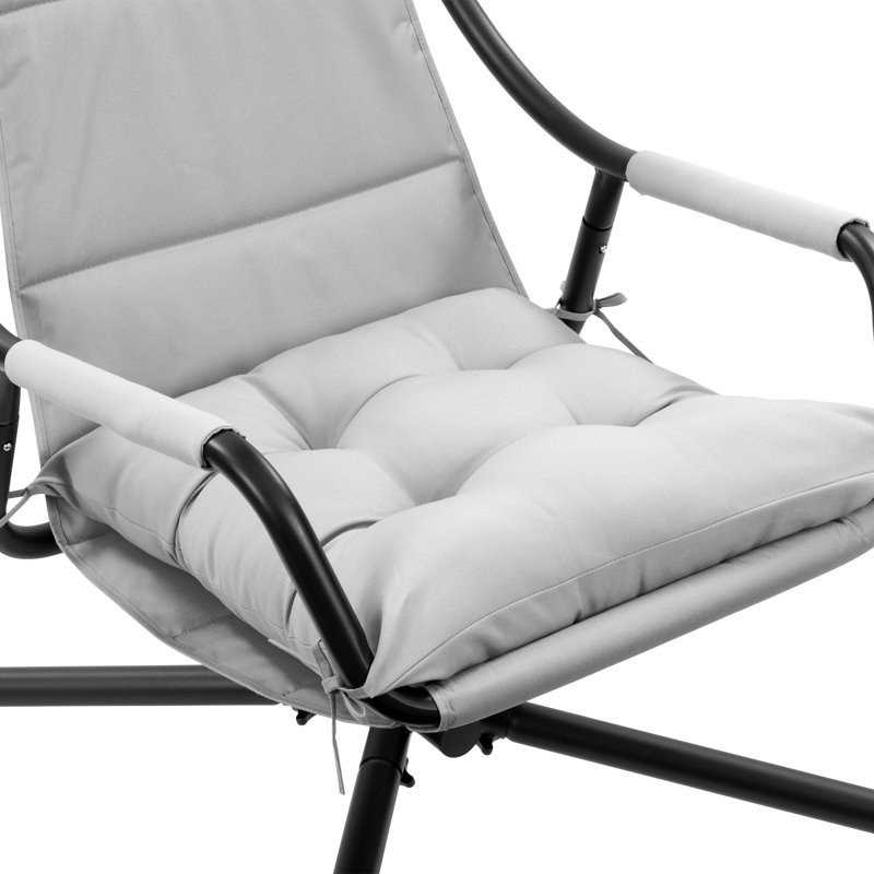 Chaise longue suspendue Kinsley, Gris