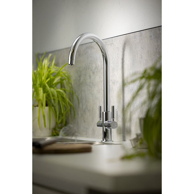 Abode Hemista Slimline 3-in-1 Hot Water Tap, Chrome
