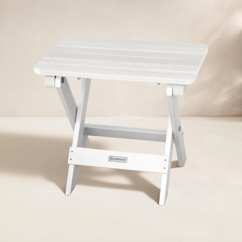 Bridgman Prattsville Plastic Side Table, White