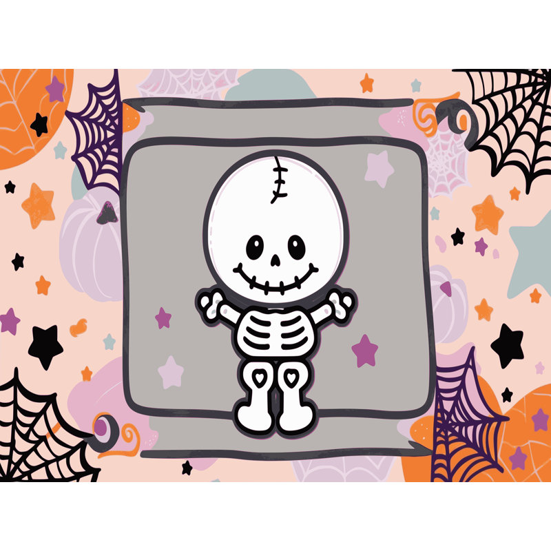 Tapis de vacances d'Halloween The Holiday Aisle®, Rectangulaire 8 pi x 10 pi