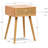 Twining 1-Door Natural Rattan Nightstand