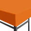 Toit de remplacement pour pavillon de jardin orange en polyester 10 x 10 pi avec revêtement en PVC-122732194-122732200
