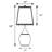 Ensemble de lampes de table 26 po Holmes Field-16760897