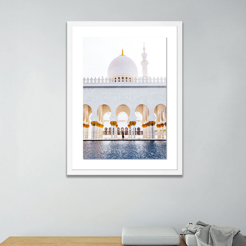 Abu Dhabi, Uae Print by Erica Singleton, White, 24" H x 18" W x 1.5" D