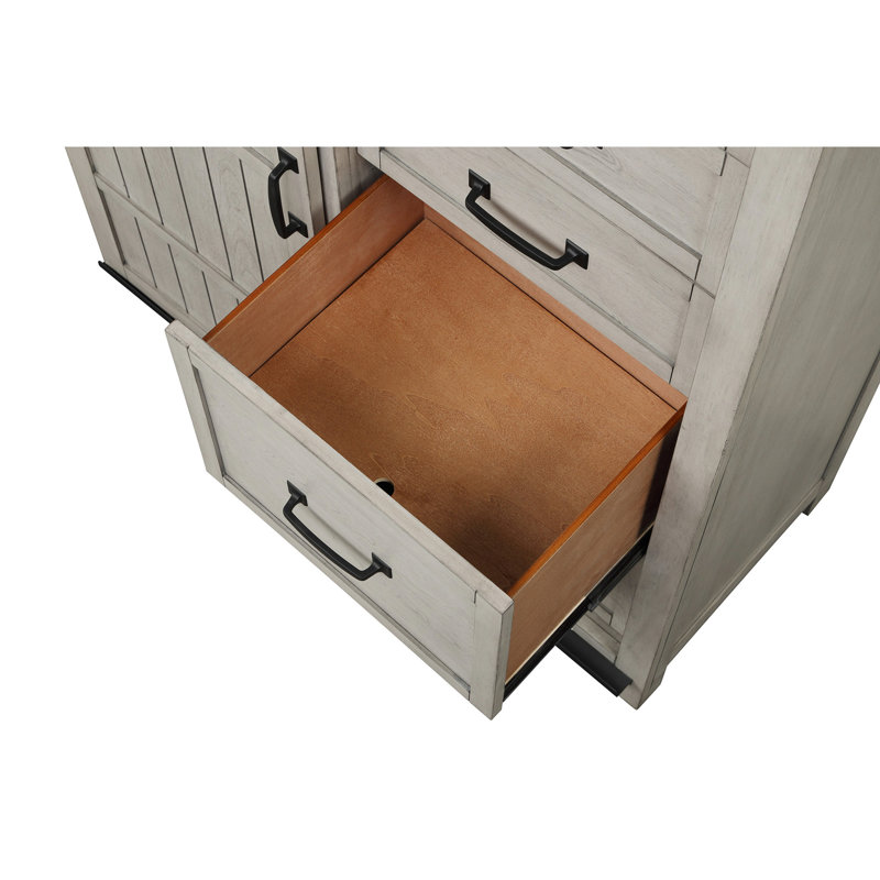 Armoire garde-robe, finition brume de montagne