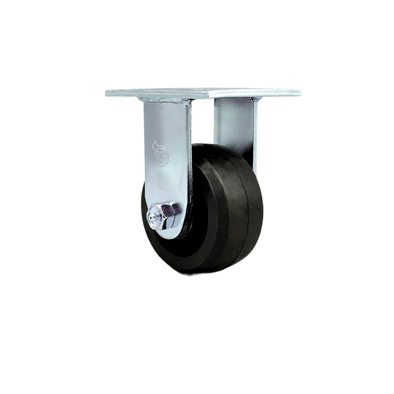 Rubber on Steel Caster