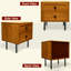 Table de chevet 2 tiroirs Acacia Savana-75012727