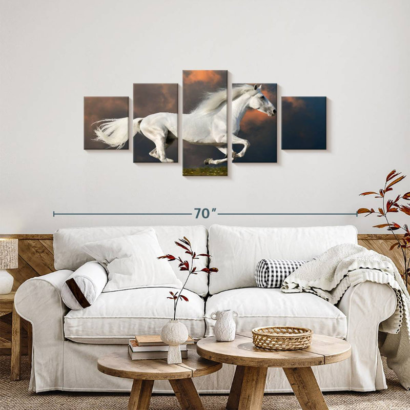 Young Horse, 24" H x 55" W