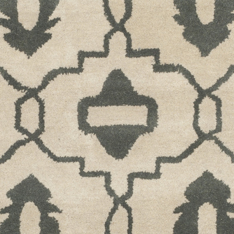 Longe Chatham Hand Tufted Wool Ikat Rug, Round 7'
