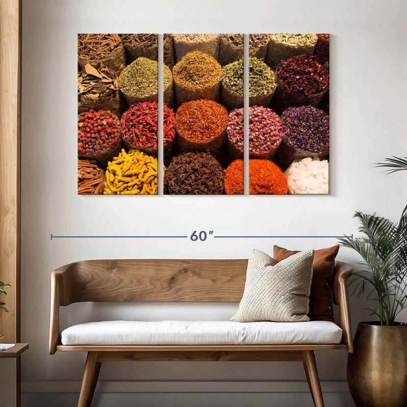 Yarlin Spice Baskets, 32" H x 50" W