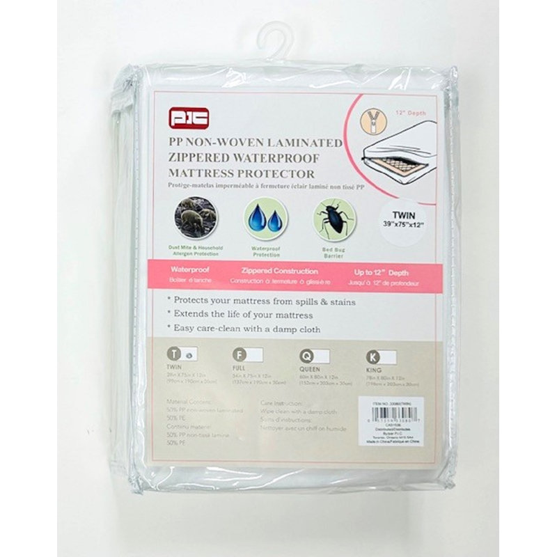 Housse de protection pour matelas Sundee, Simple