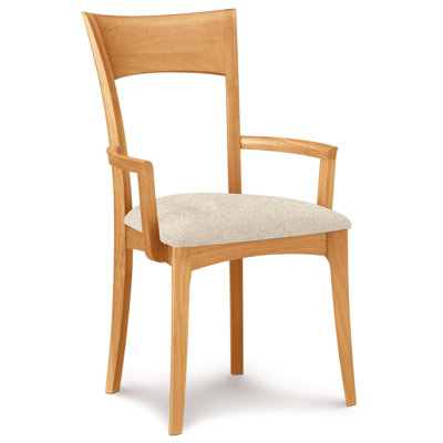 Ingrid 19.25'' H Upholstered Cherry Armchair