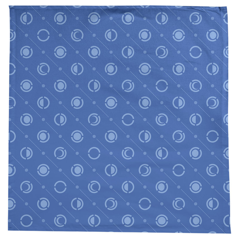 Nappe des phases de lune classiques, bleu