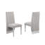 Chaises d'appoint en tissu Boucle avec garniture cloutée et chrome-1163225424-1163225426