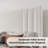 Tole Velvet King Size Upholstered Platform Bed with Vertical Channel Tufted Headboard,Cream-662393760-662393762