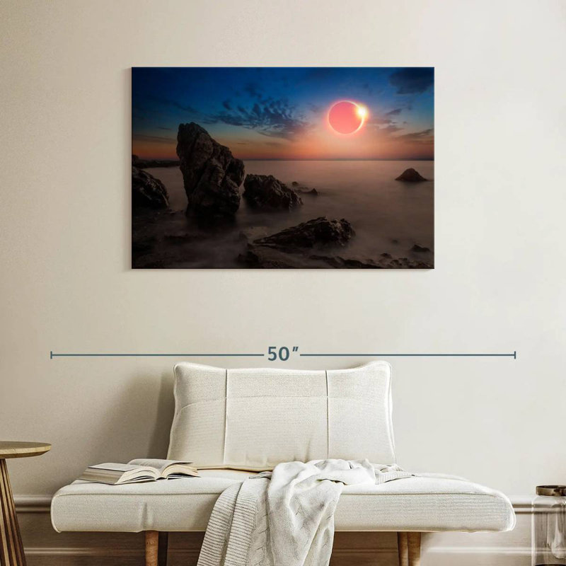 Gillard Solar Eclipse Gillard Scene, 26" H x 39" W
