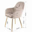 Taraji 46cm H Velvet Upholstered Metal Armchair-22261460-22261463
