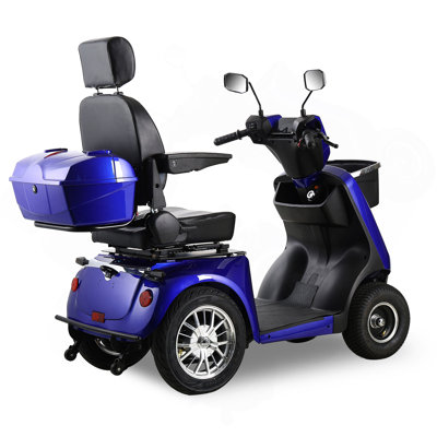 Mobility Scooters For Seniors  500Lbs Capacity 1000W All Terrain Electric Powered Mobility Cart   Heavy Duty Mobility Scooter