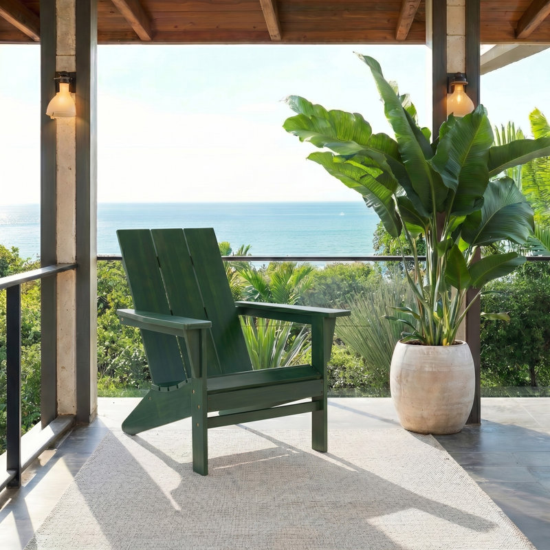 Devlin Adirondack Chair, Green