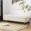 Repose-pieds confortable, blanc