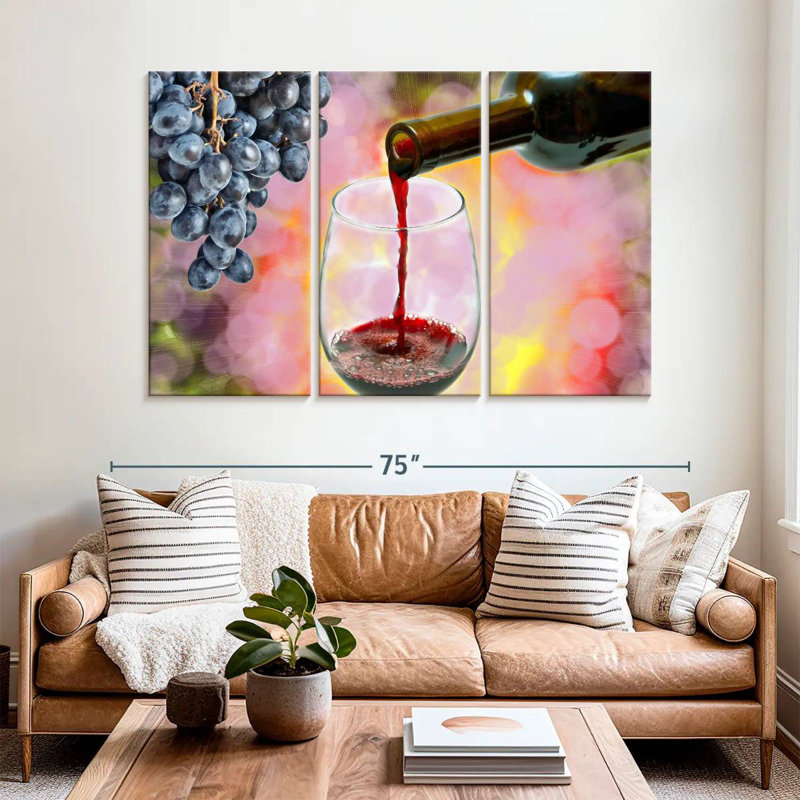 Yarlin Decanting Red Wine To Glass, 42" H x 65" W