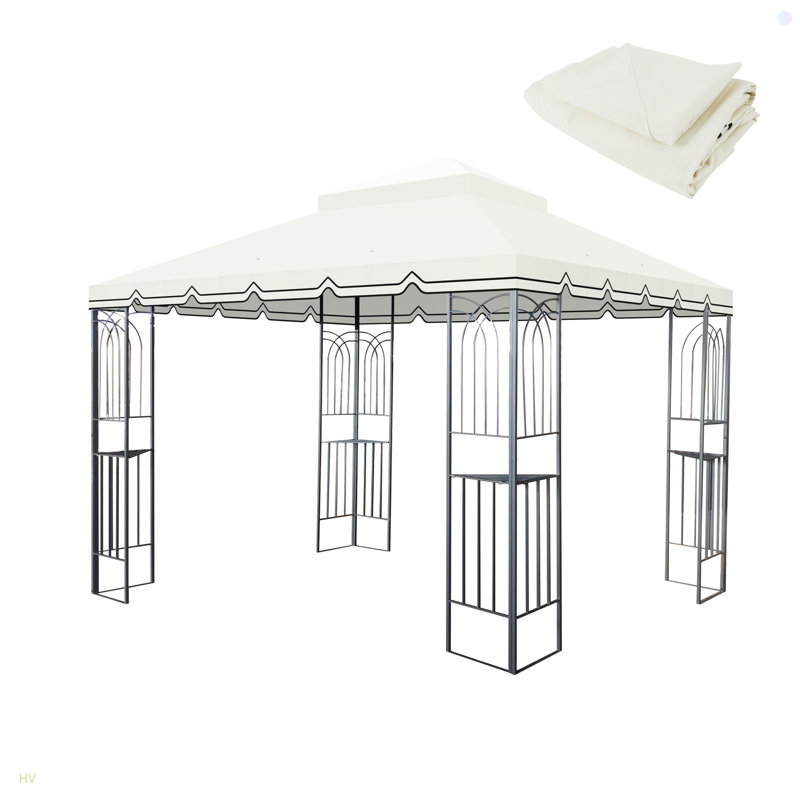 Auvent de remplacement pour abri de jardin d'extérieur