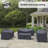 Parkhurst Rattan Outdoor Lounge Dining Set Cover