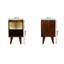 30cm W Steel Bedside Table