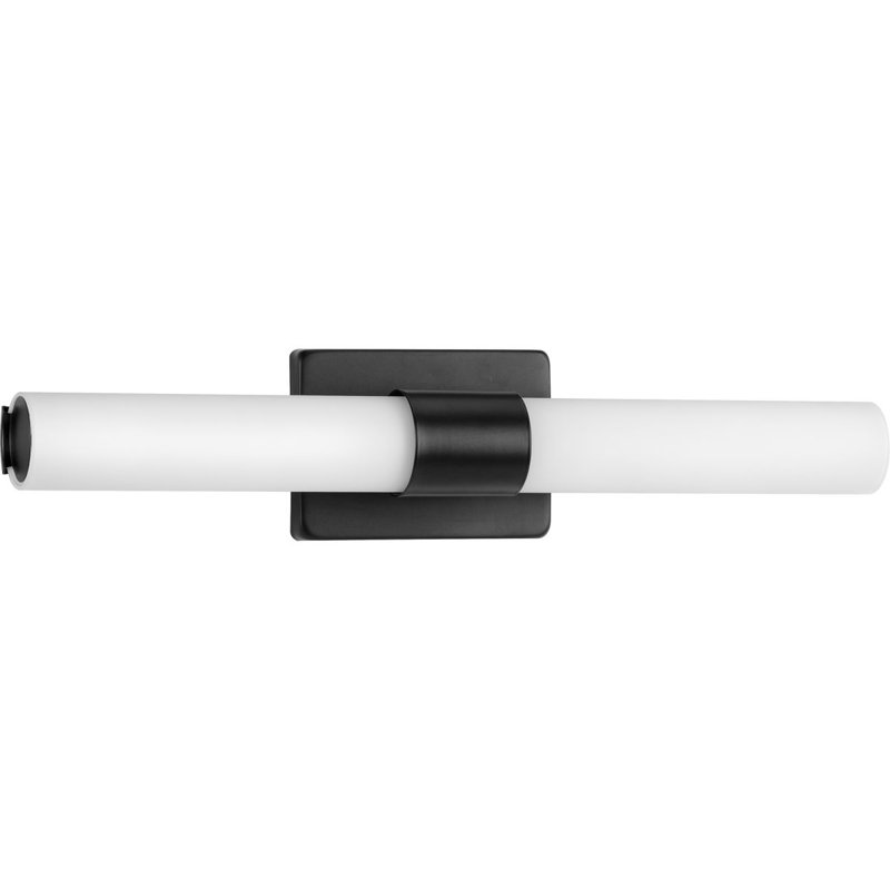 Barre d'éclairage de salle de bain 1 lumière DEL Afsaar, Noir